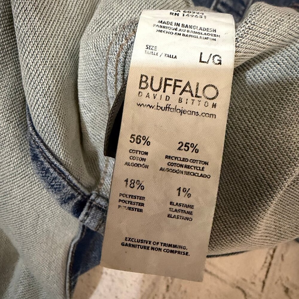 Buffalo David Bitton Shane Denim Shirt L - Picture 13 of 14